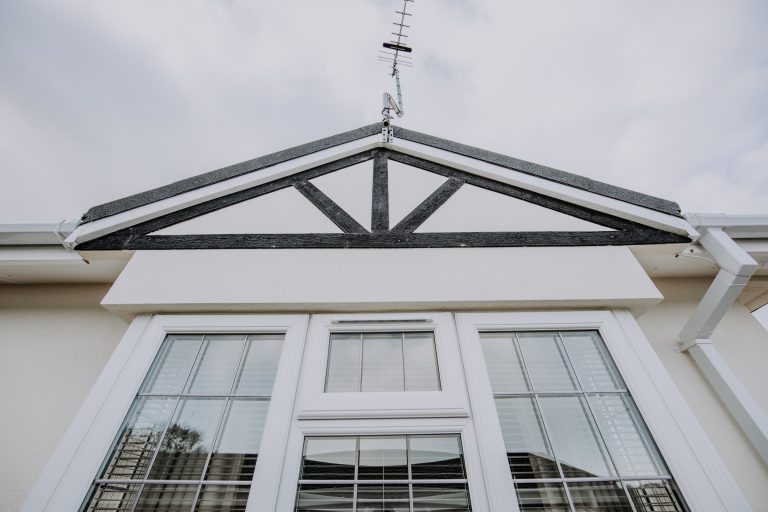 Park Home External Wall Insulation before/after Platinum Park Home Services