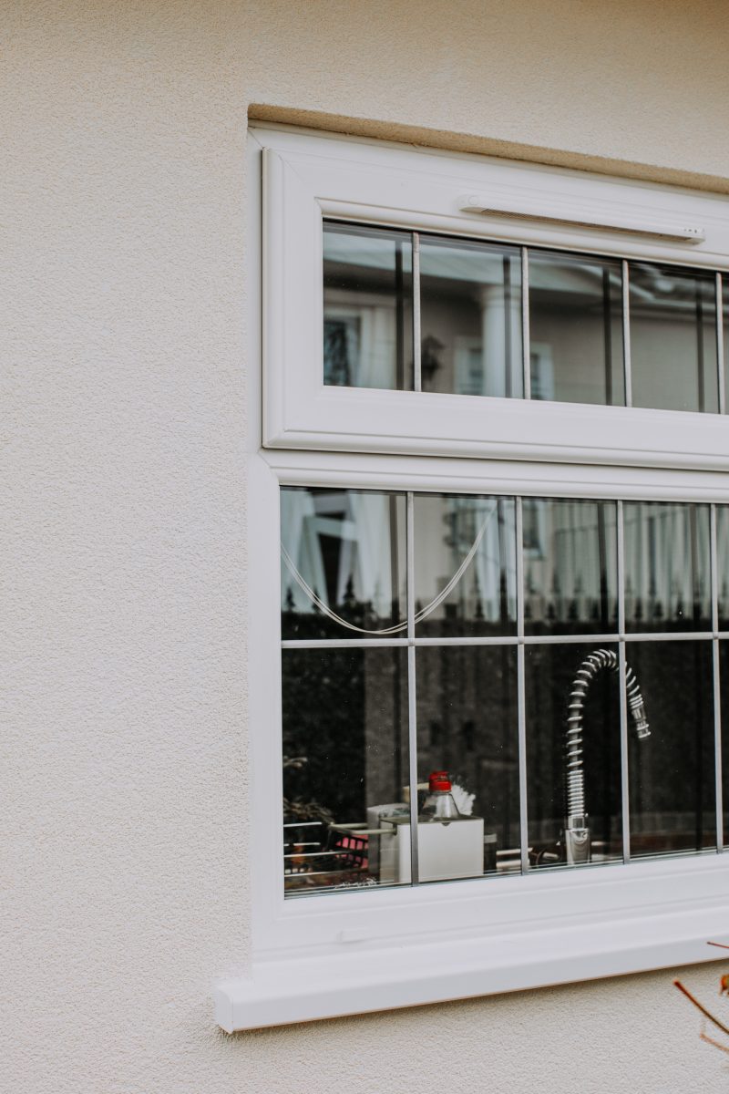 Park Home External wall insulation after window