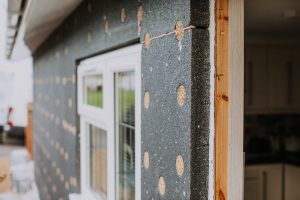 Park home insulation doubles walls thickness