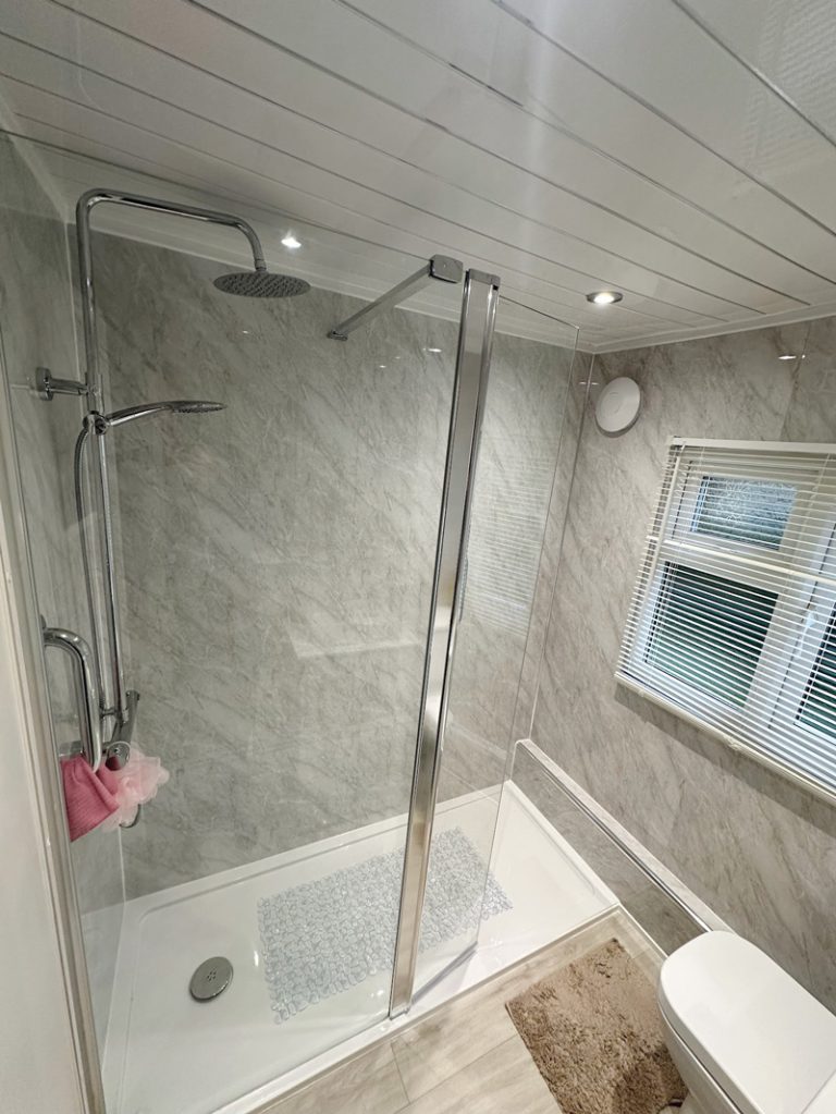 Park Home Adapted Bathroom, Mrs Kidby of West Sussex